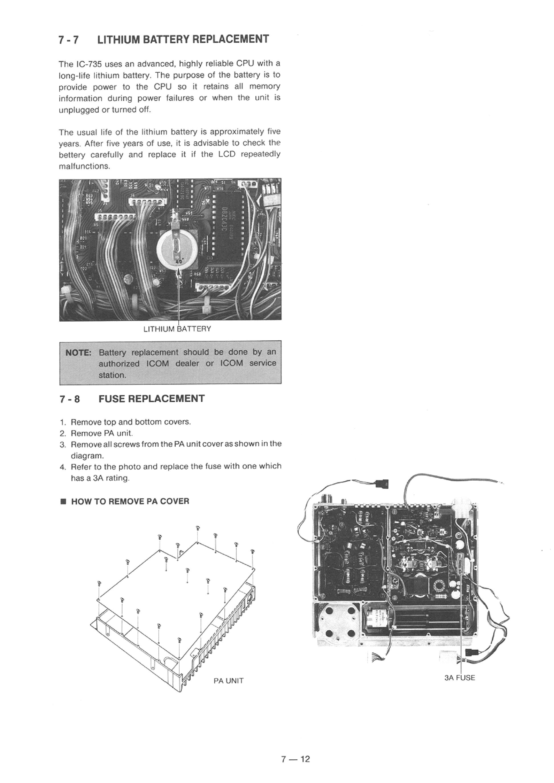 ' Icom Ic 735 Service Manual'