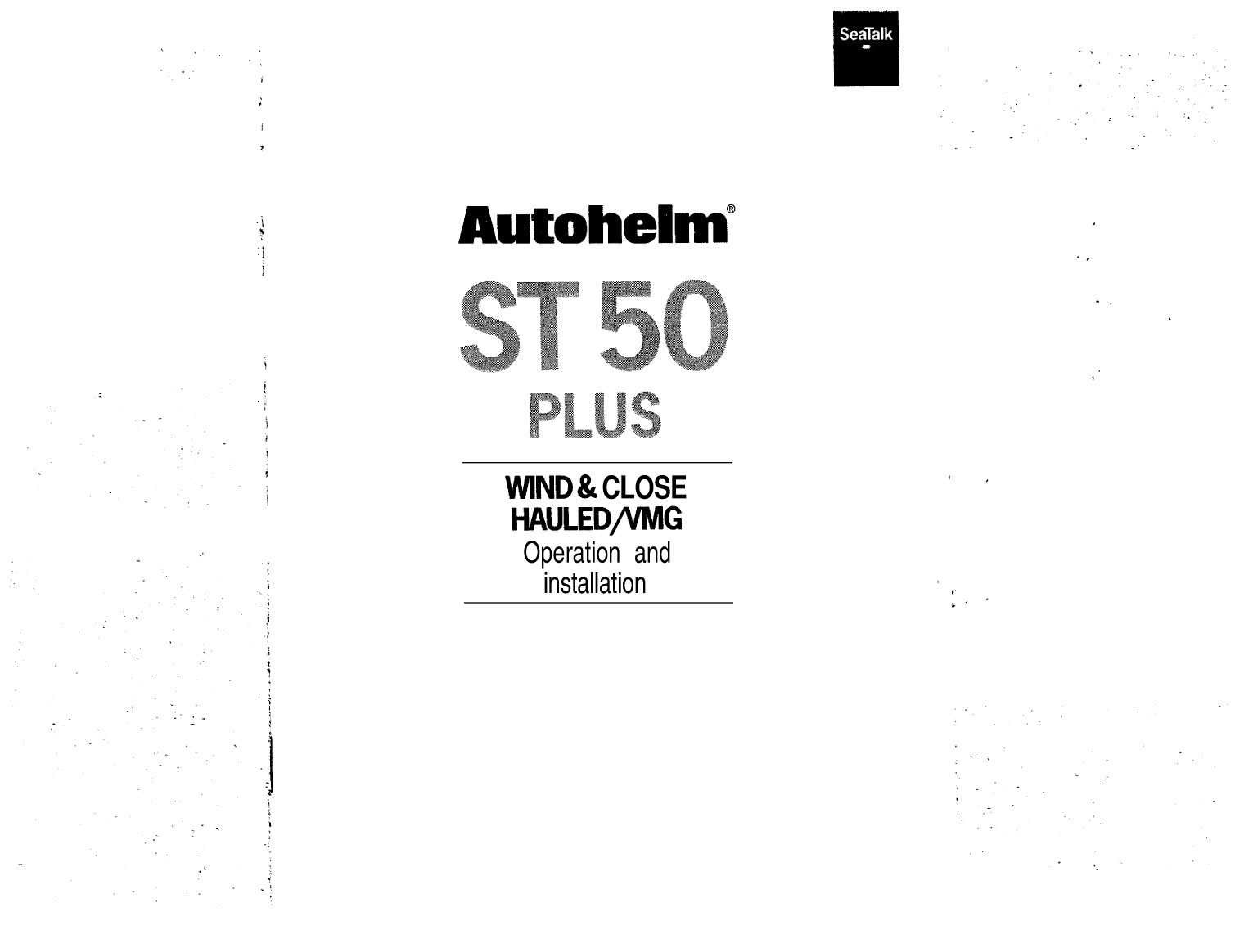 Autohelm Raymarine: St50 Plus Wind Wind Speed St50