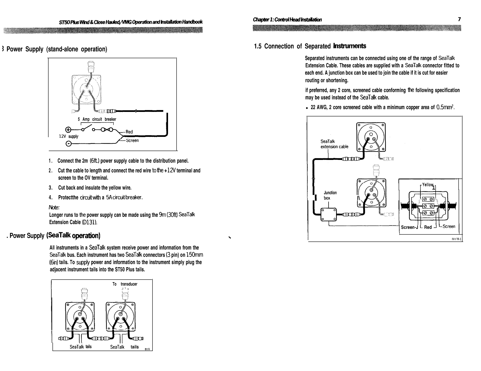 Autohelm Raymarine: St50 Plus Wind Wind Speed St50