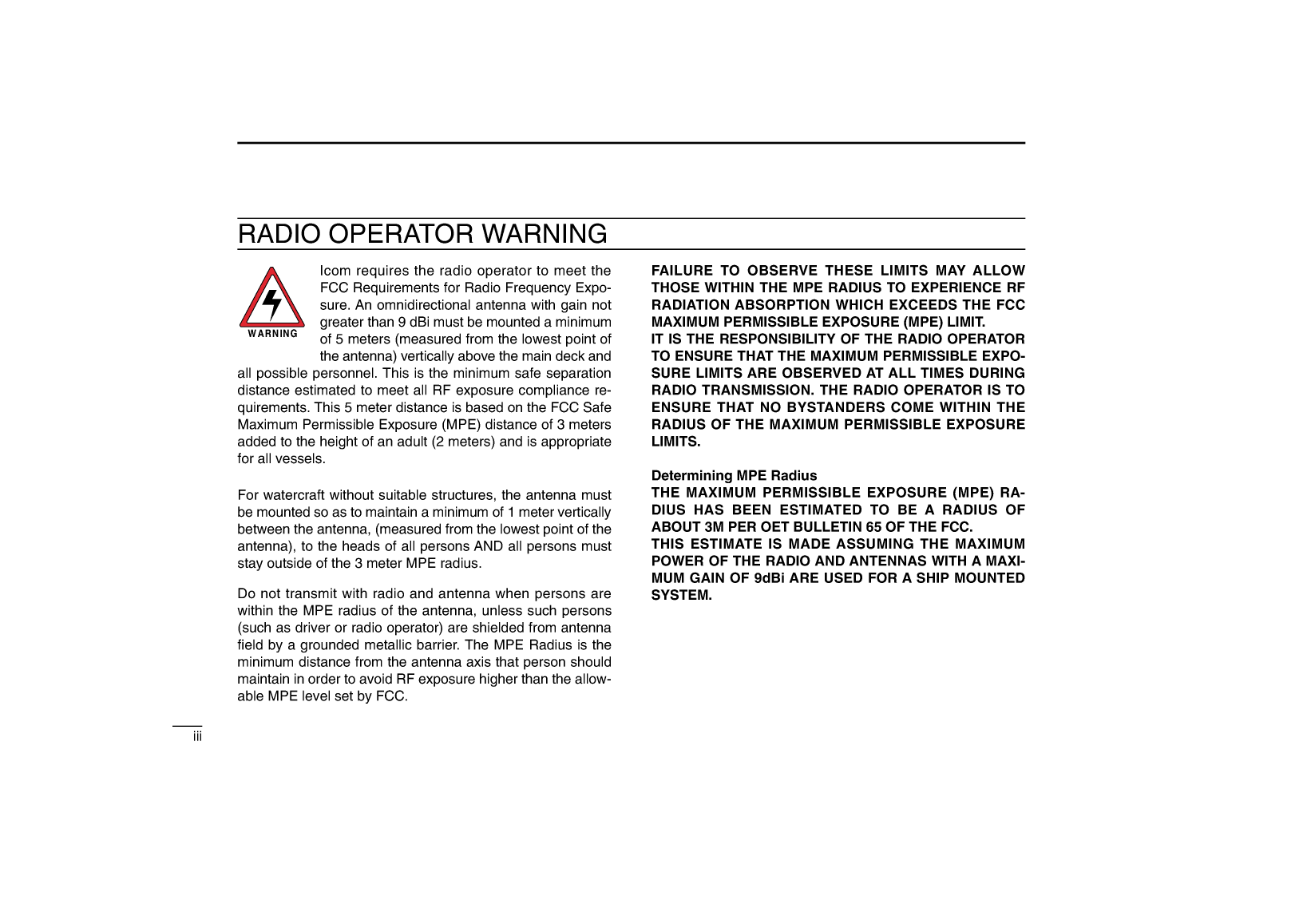 Icom Ic m422 Instruction Manual