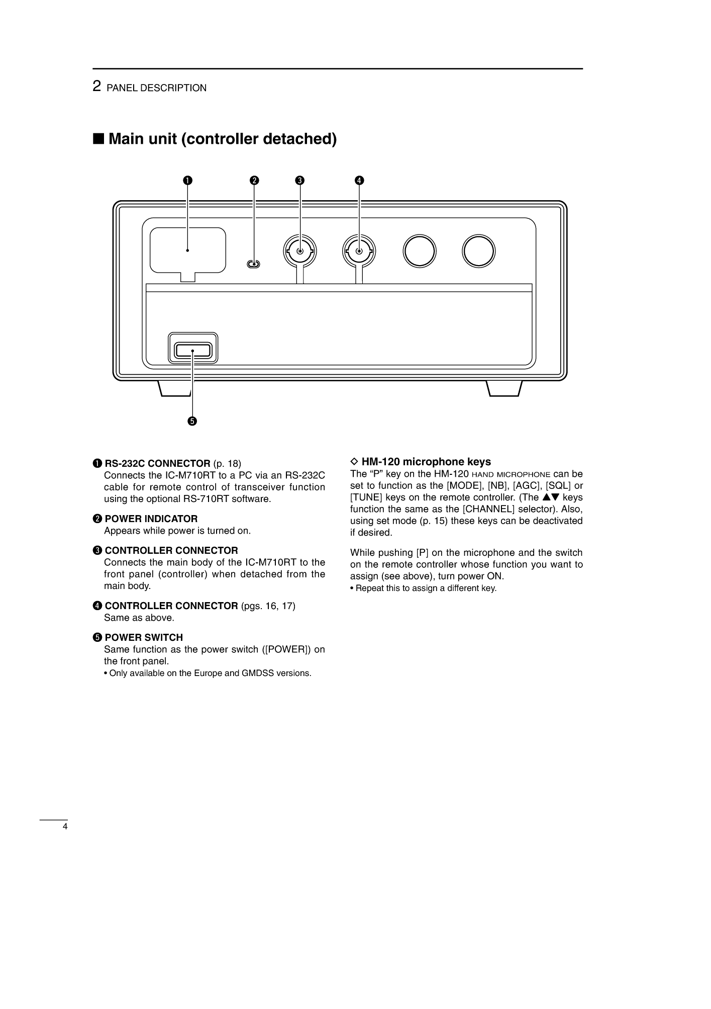 Icom Ic m710rt Instruction Manual