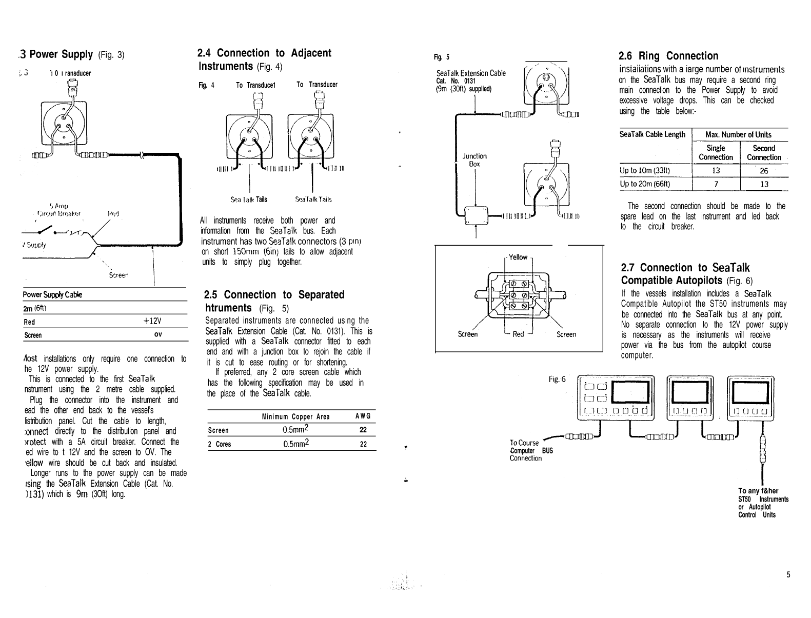 Autohelm Raymarine: St50 Speed St50 Wind Speed