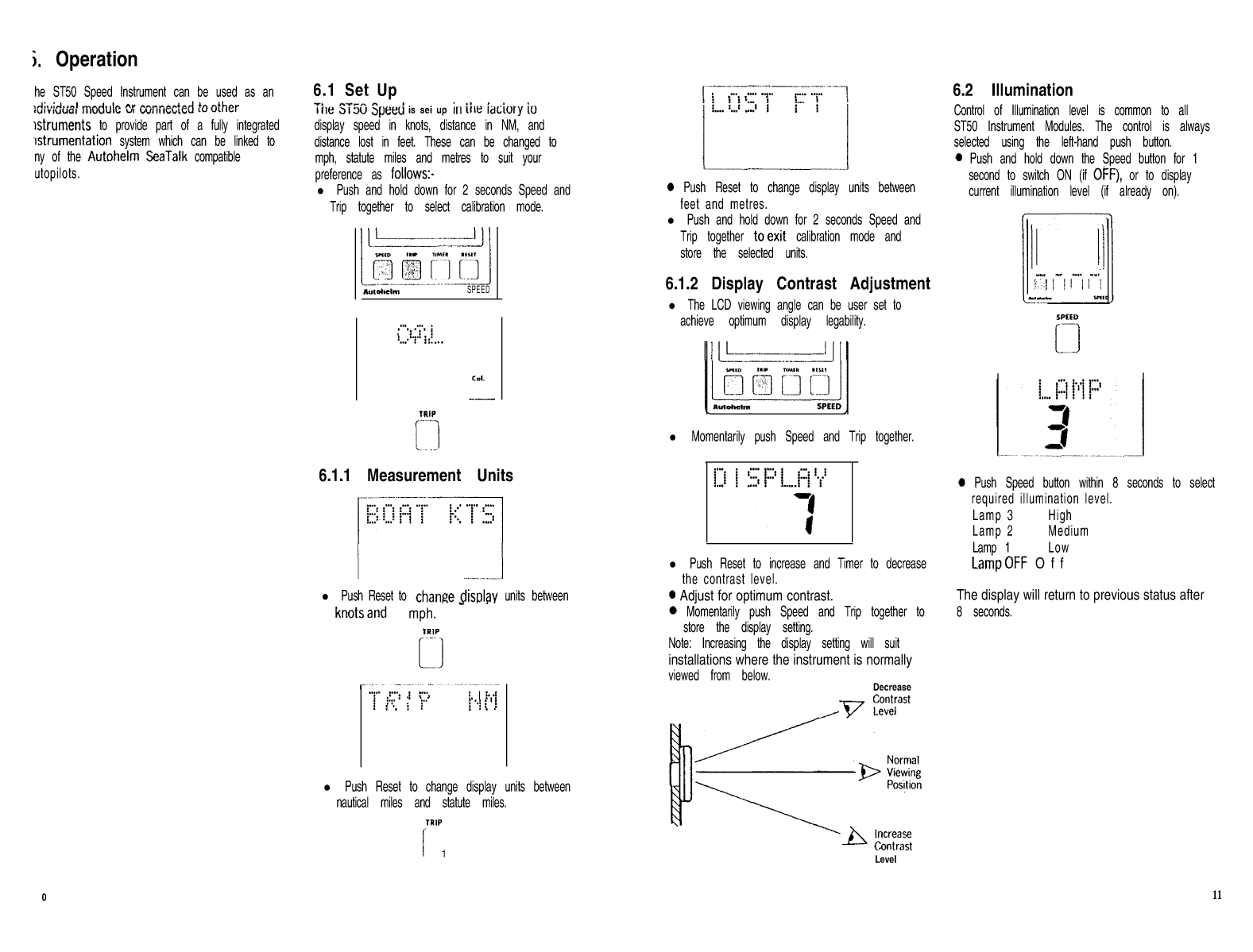 ' Autohelm Raymarine: St50 Speed St50 Wind Speed'