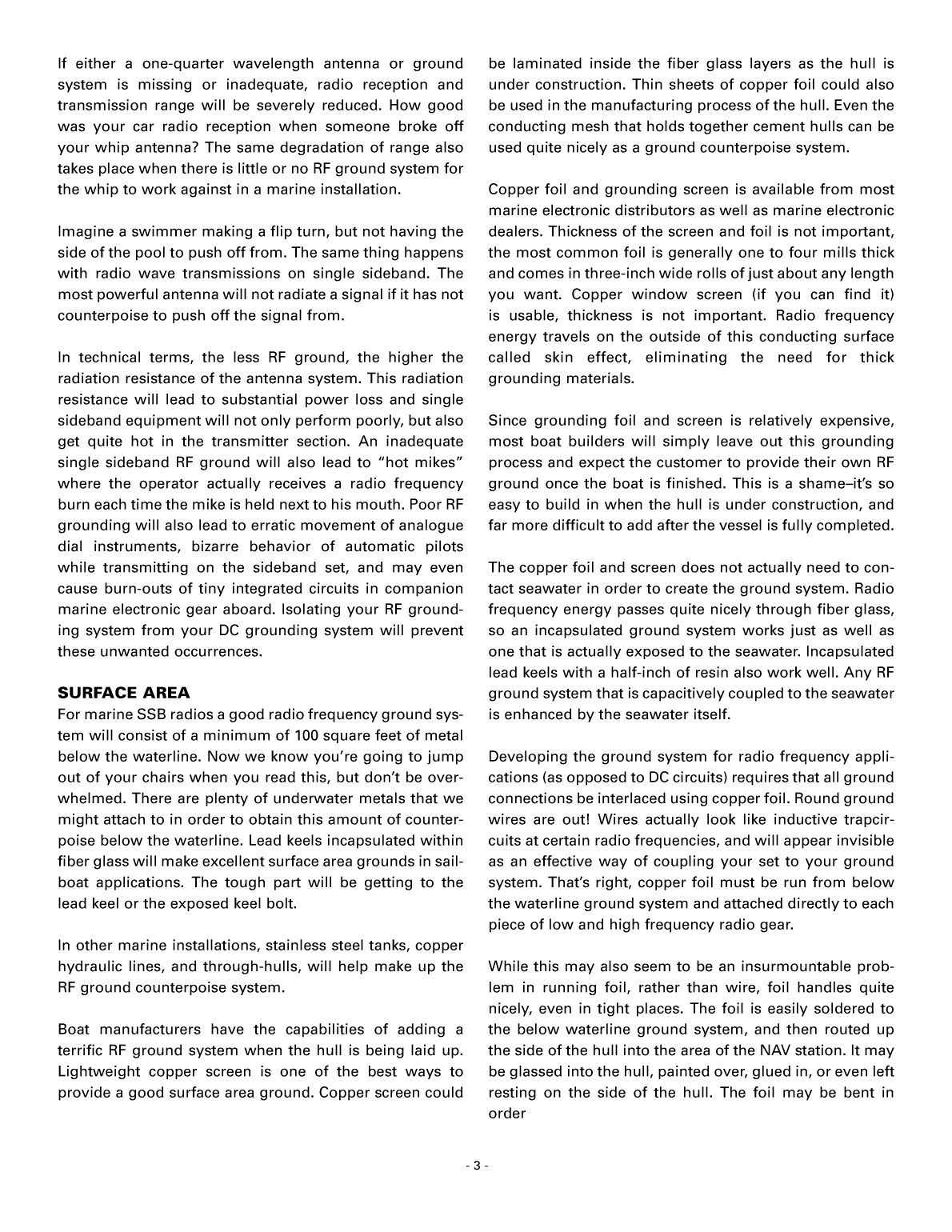 Icom Marine Ssb Antenna Grounding