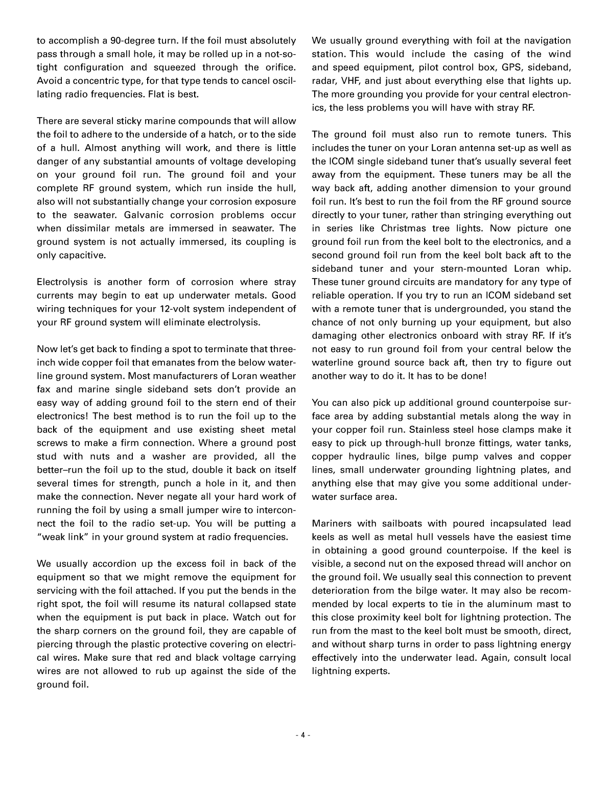 Icom Marine Ssb Antenna Grounding
