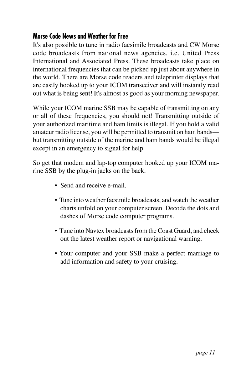 Icom Marine Ssb Book