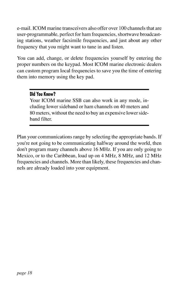 ' Icom Marine Ssb Book'