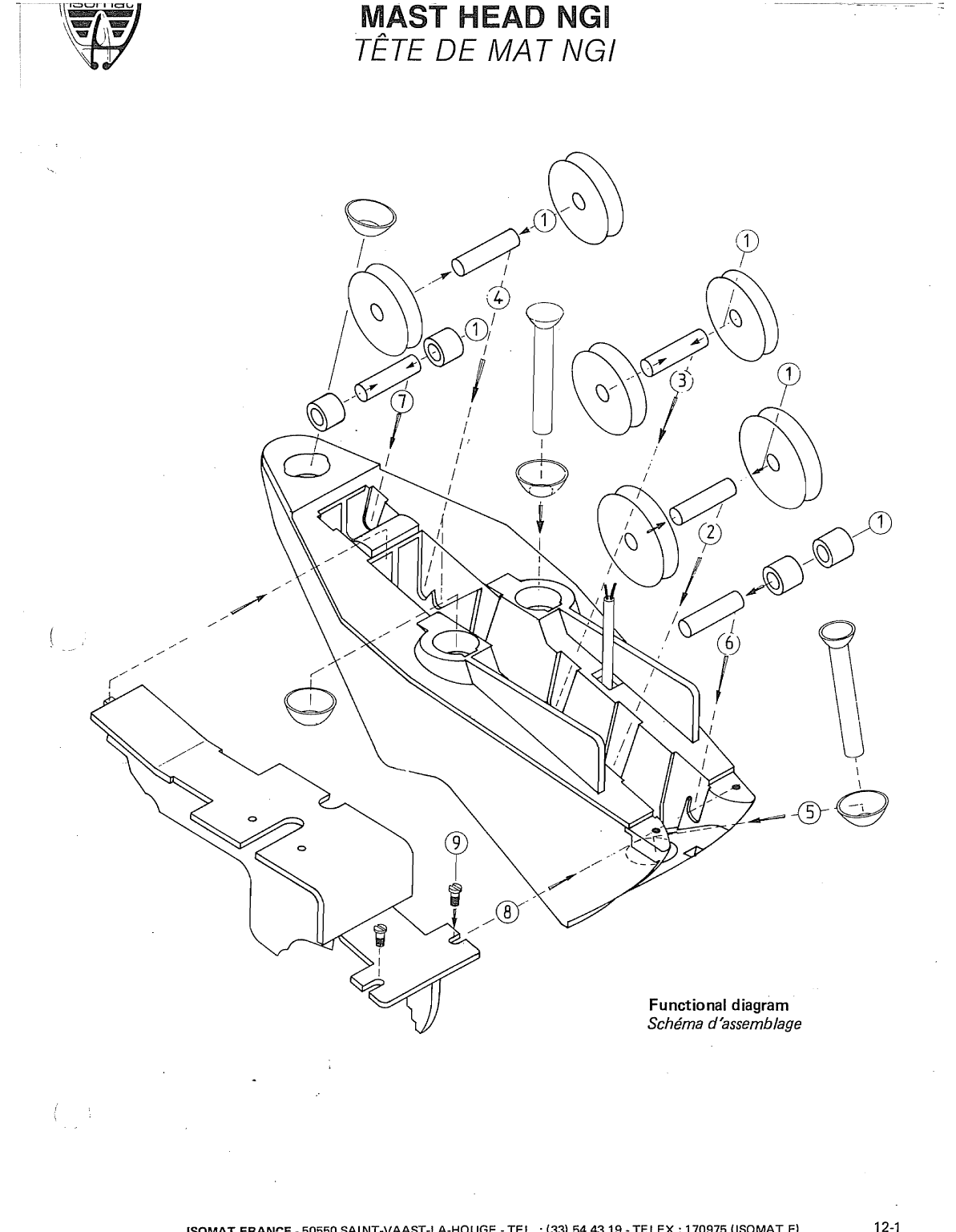 Isomat Spares Alumnum. Masts
