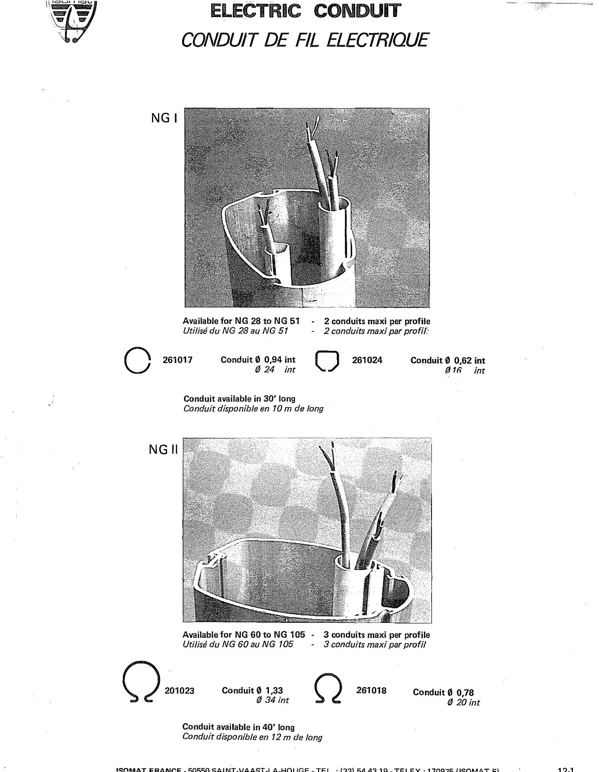 Isomat Spares Alumnum. Masts