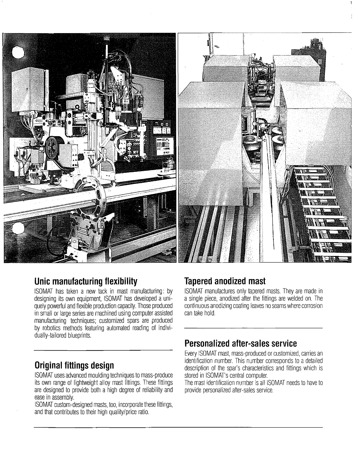 Isomat Spares Alumnum. Masts