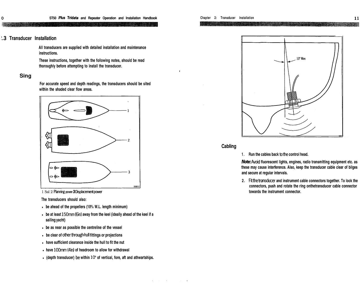 Autohelm Raymarine: St50 plus Tridata Repeater Multi function St50
