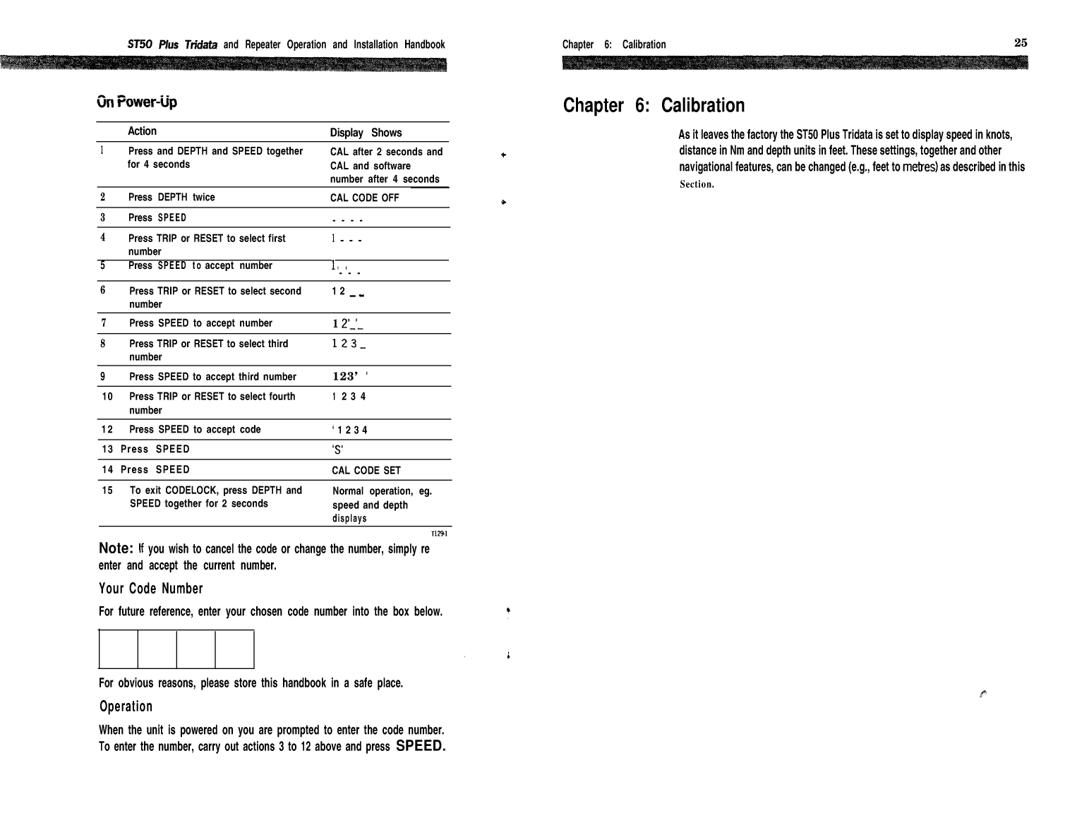 Autohelm Raymarine: St50 plus Tridata Repeater Multi function St50