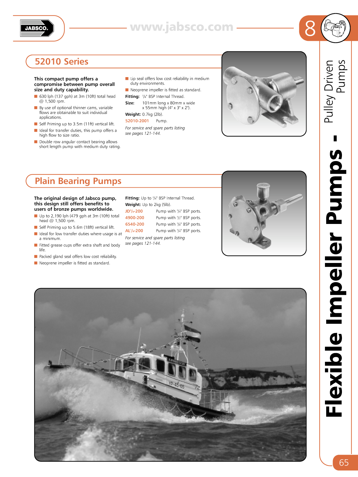 Jabsco Flexible Impeller Pumps