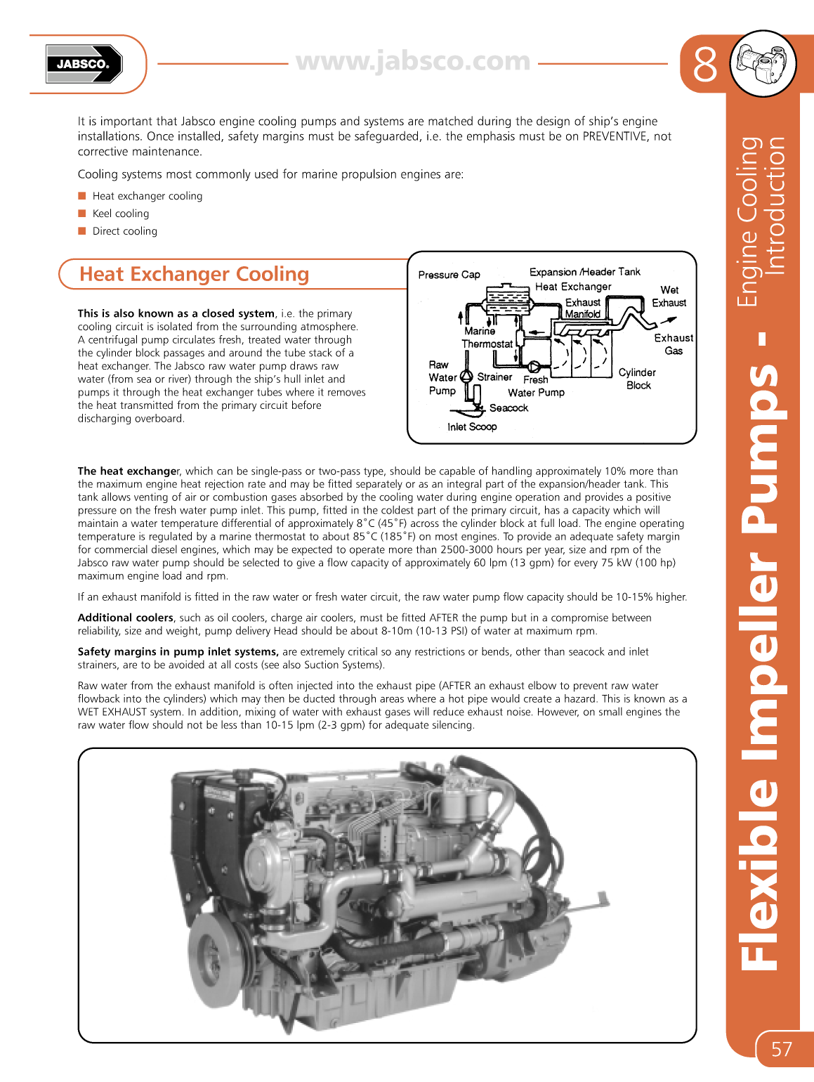 ' Jabsco Flexible Impeller Pumps'