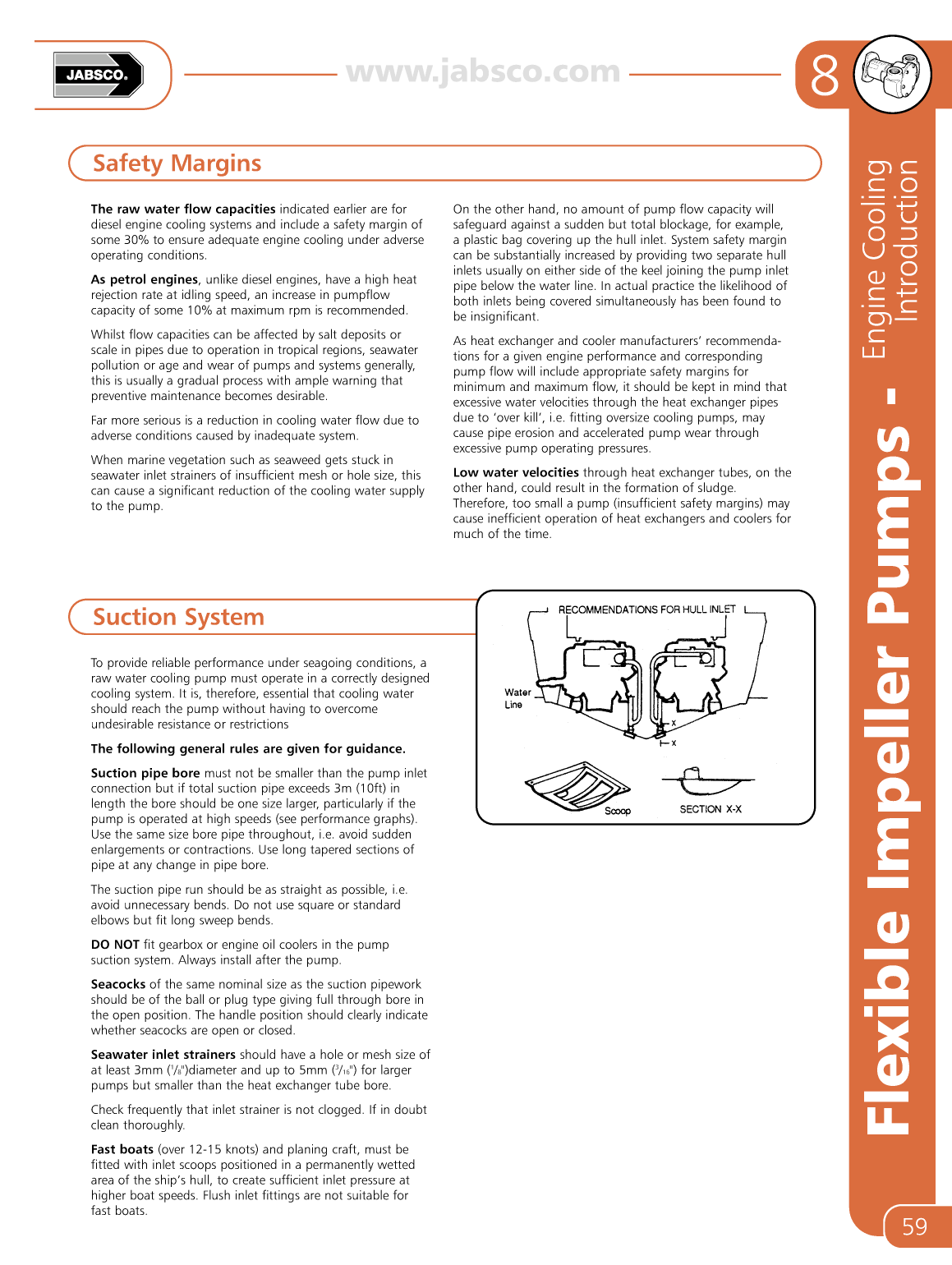 ' Jabsco Flexible Impeller Pumps'