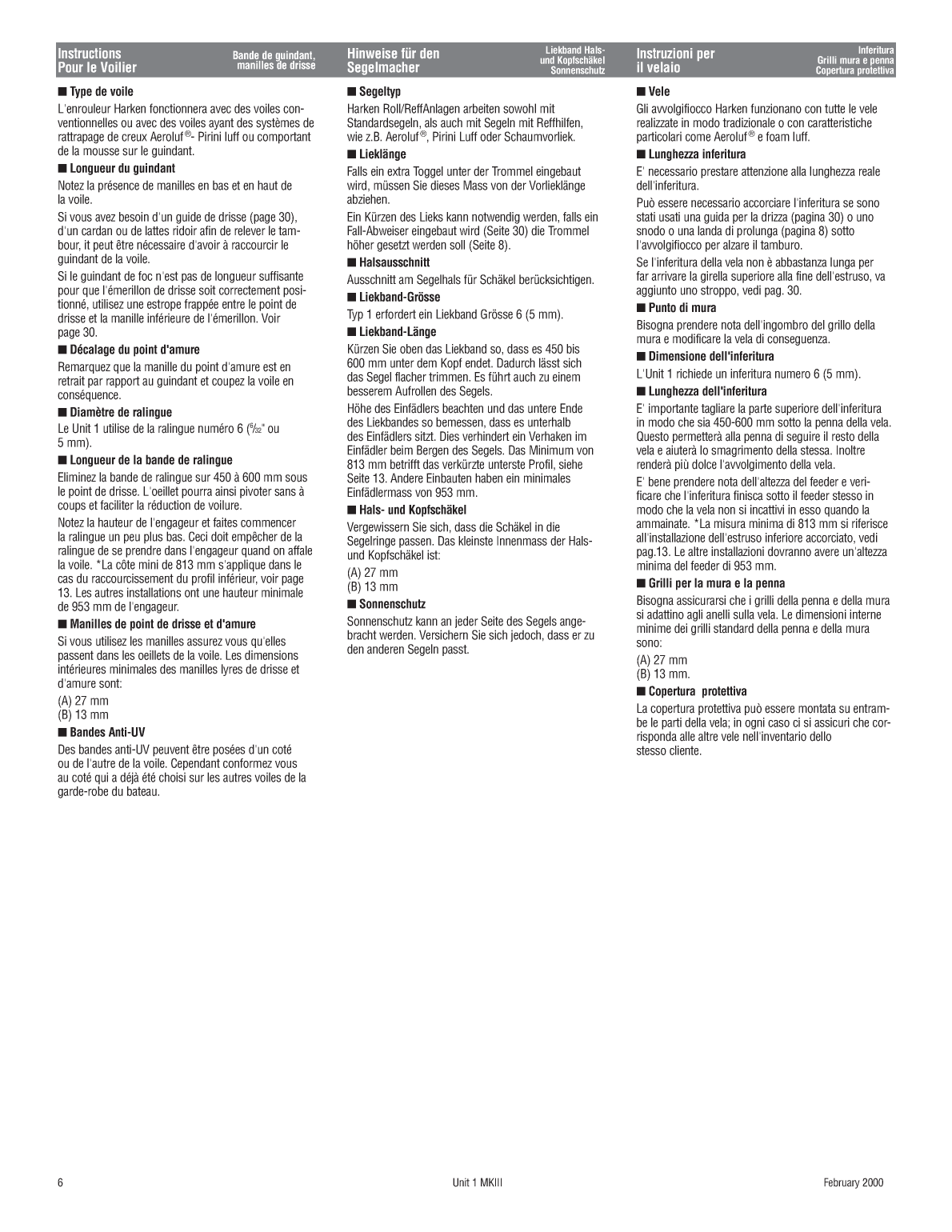 Harken Mk3 Unit 1 Furler 4863