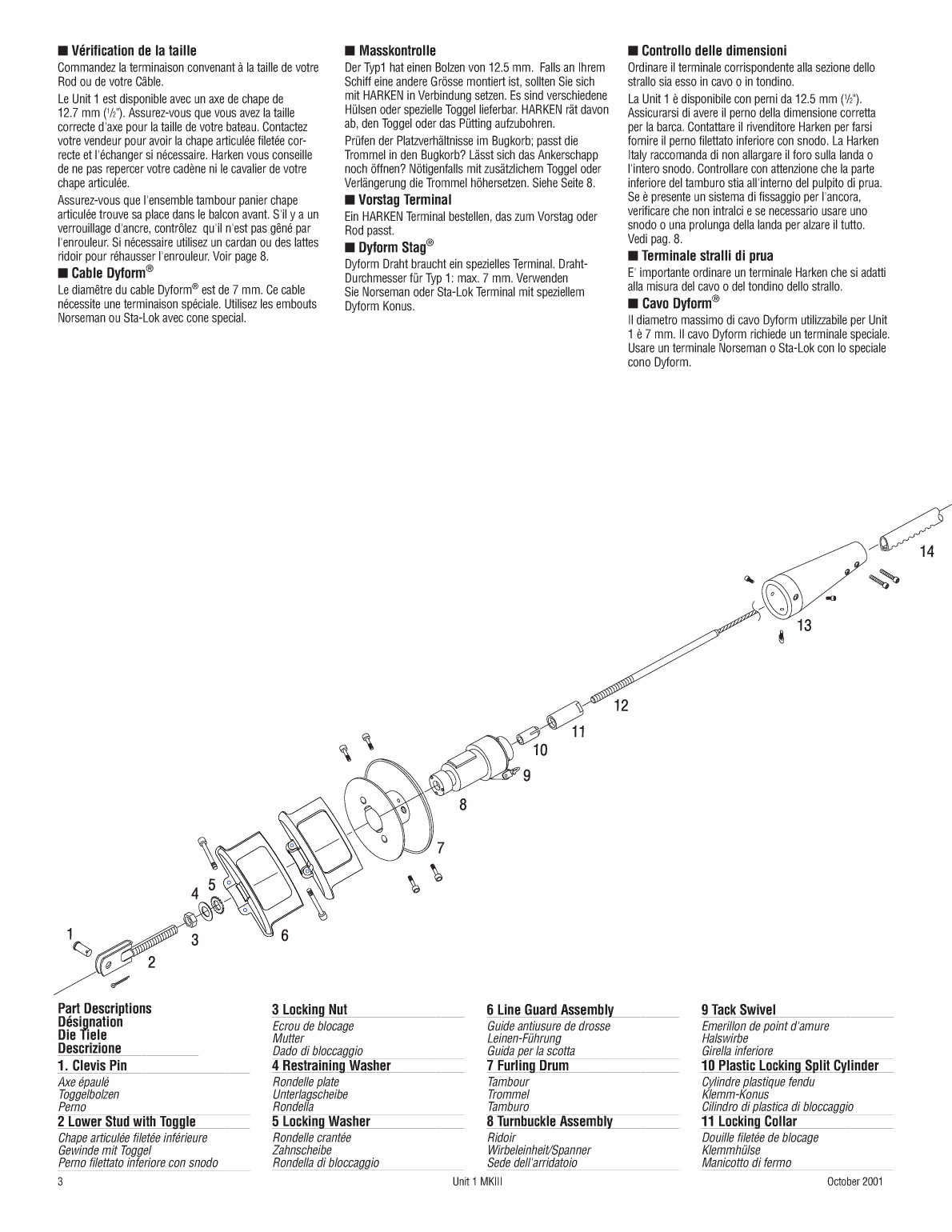 Harken Mk3 Unit 1 Furler 4863