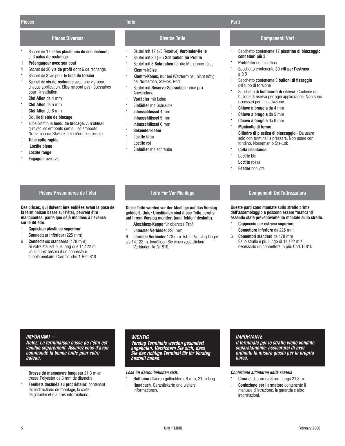 Harken Mk3 Unit 1 Furler 4863