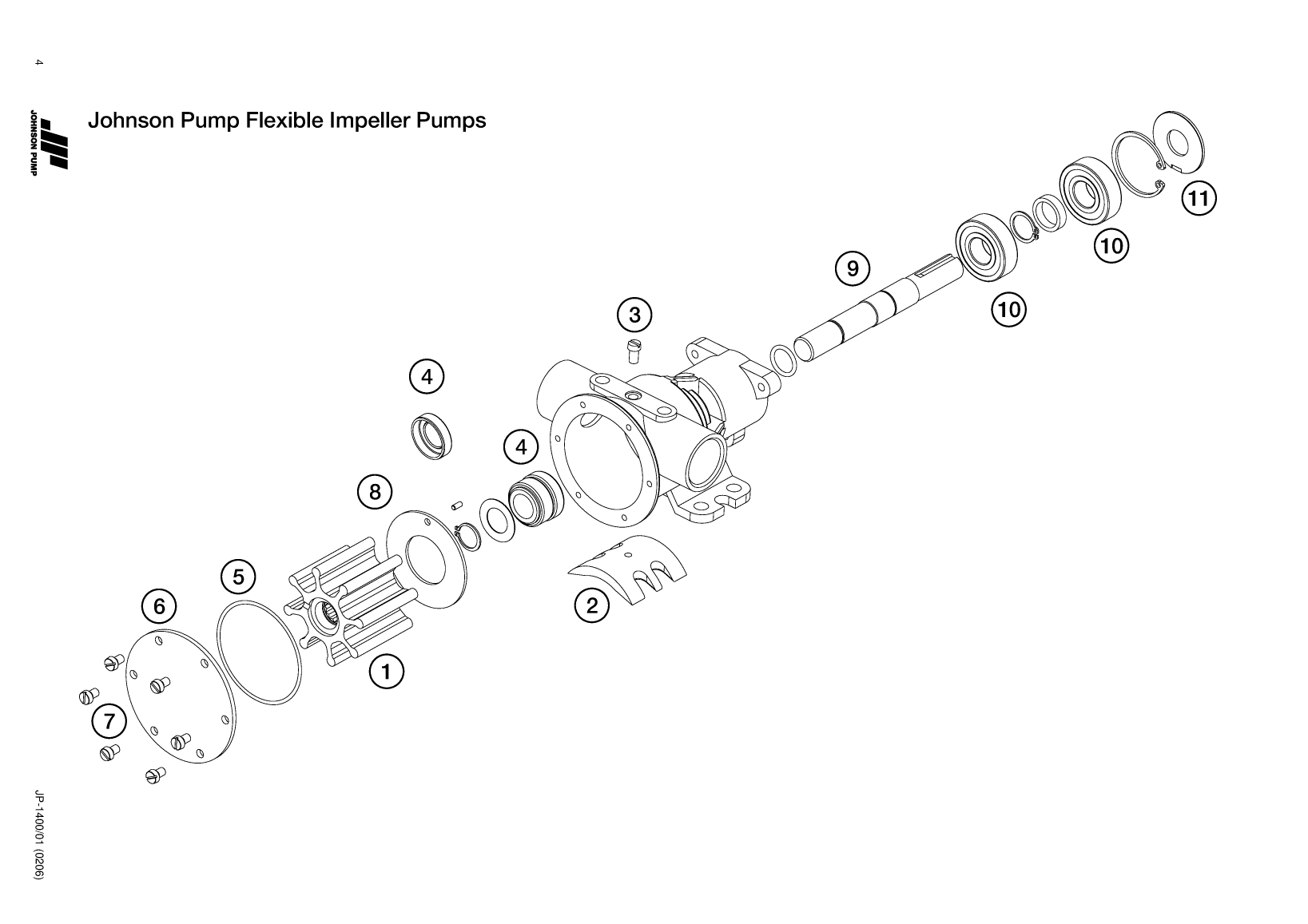 Johnson: Jp Service Kit Ref Guide Johnson Pump Service Kit And Part Reference Guide