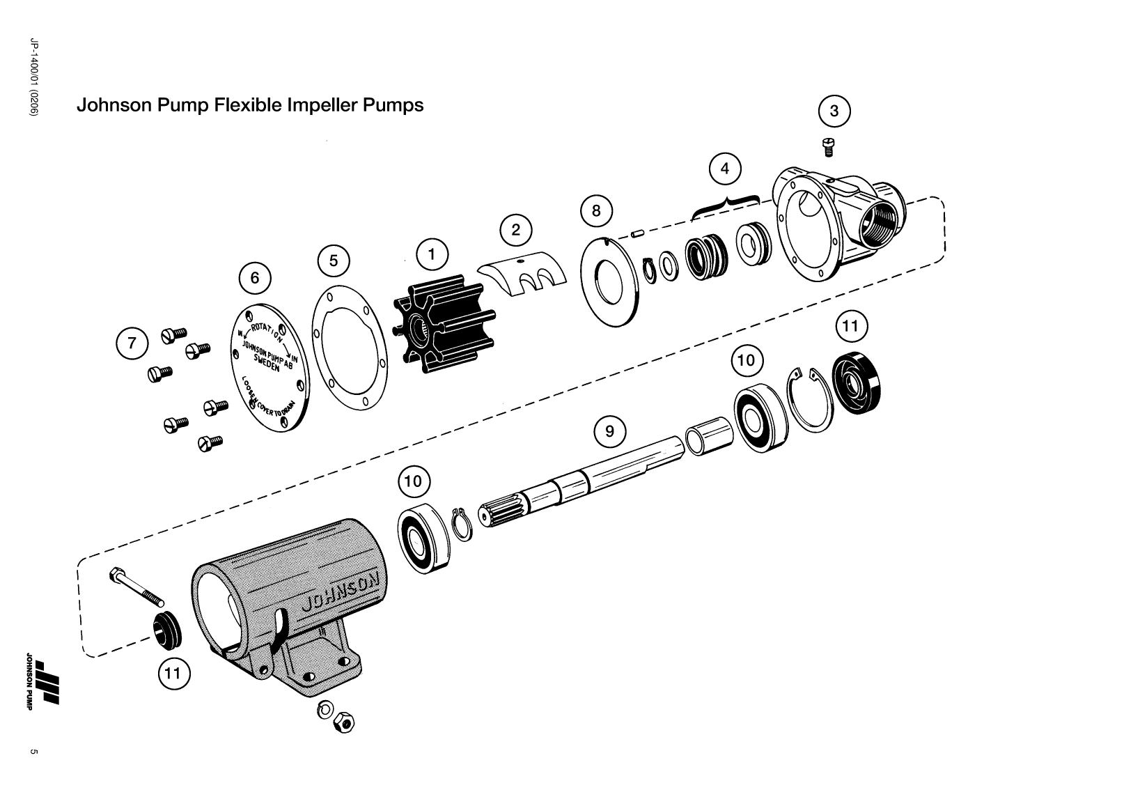 Johnson: Jp Service Kit Ref Guide Johnson Pump Service Kit And Part Reference Guide
