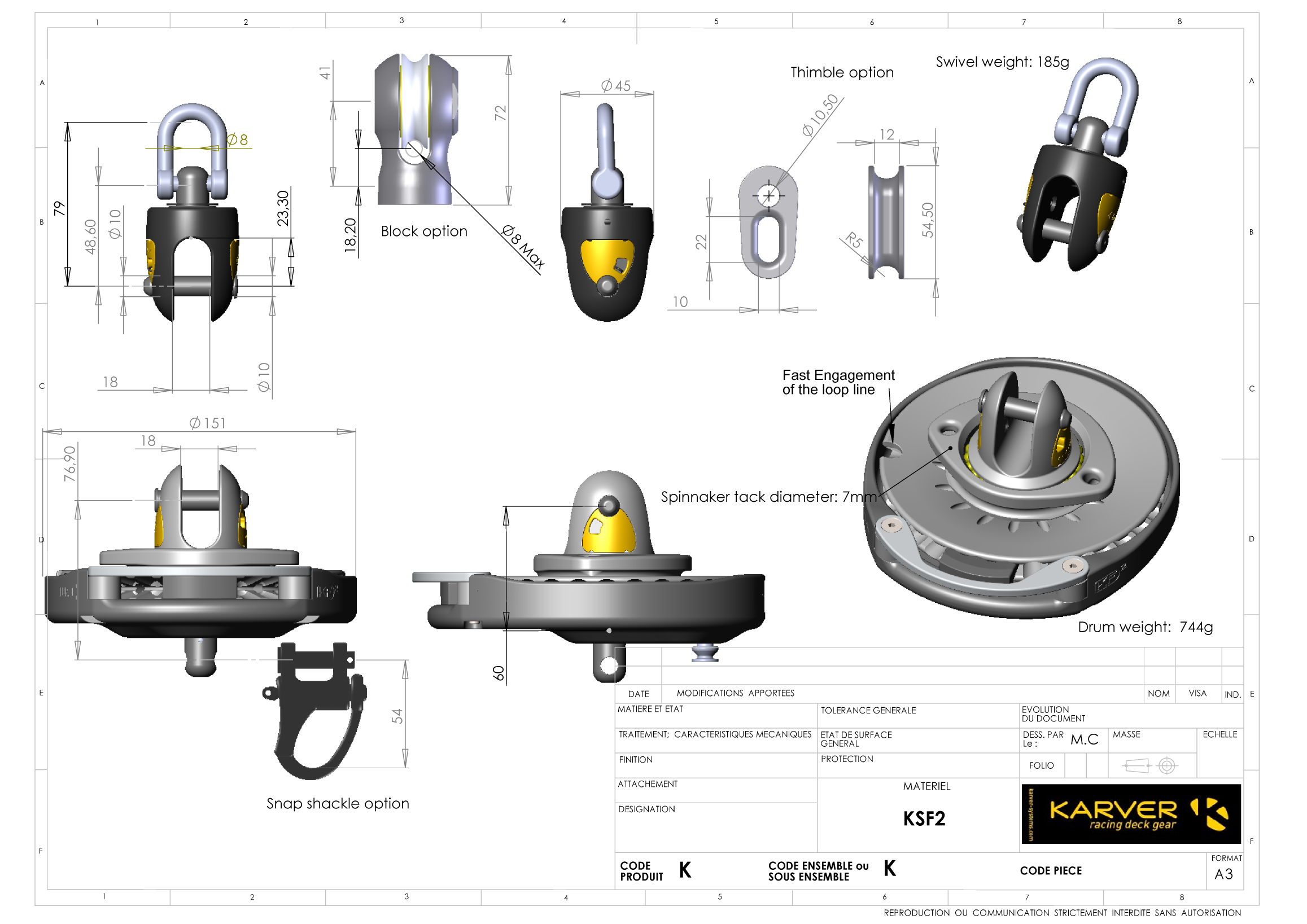 Karver Dimensioned Drawings Ksf02std