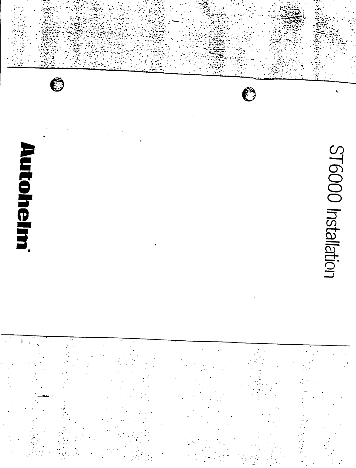 Autohelm Raymarine: St6000 St6000 Autopilot Control Unit, Operation