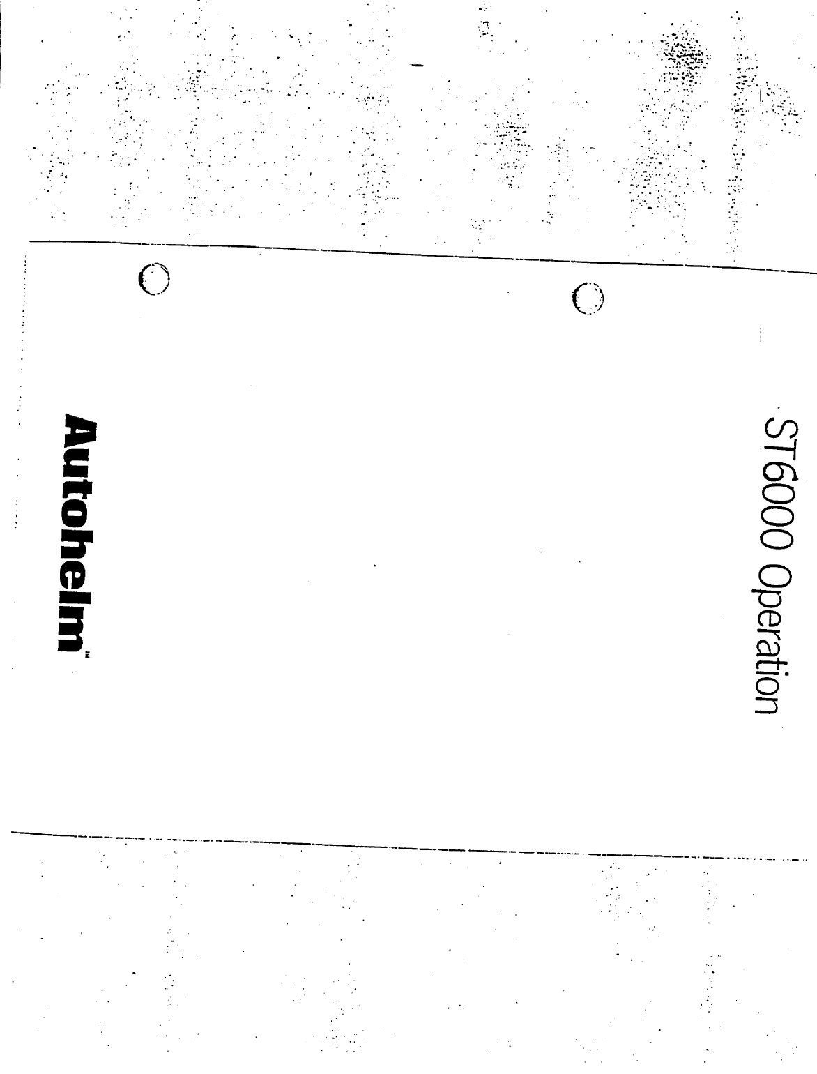 Autohelm Raymarine: St6000 St6000 Autopilot Control Unit, Operation