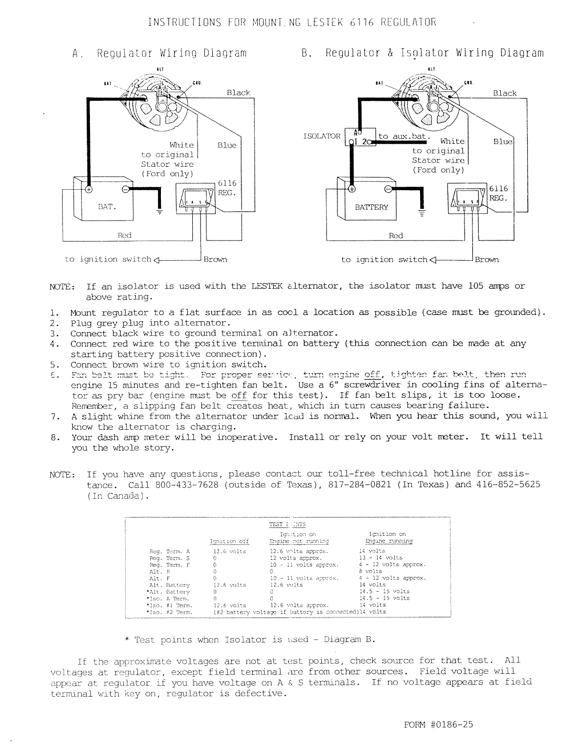 Lestek 6116 Voltage Regulator