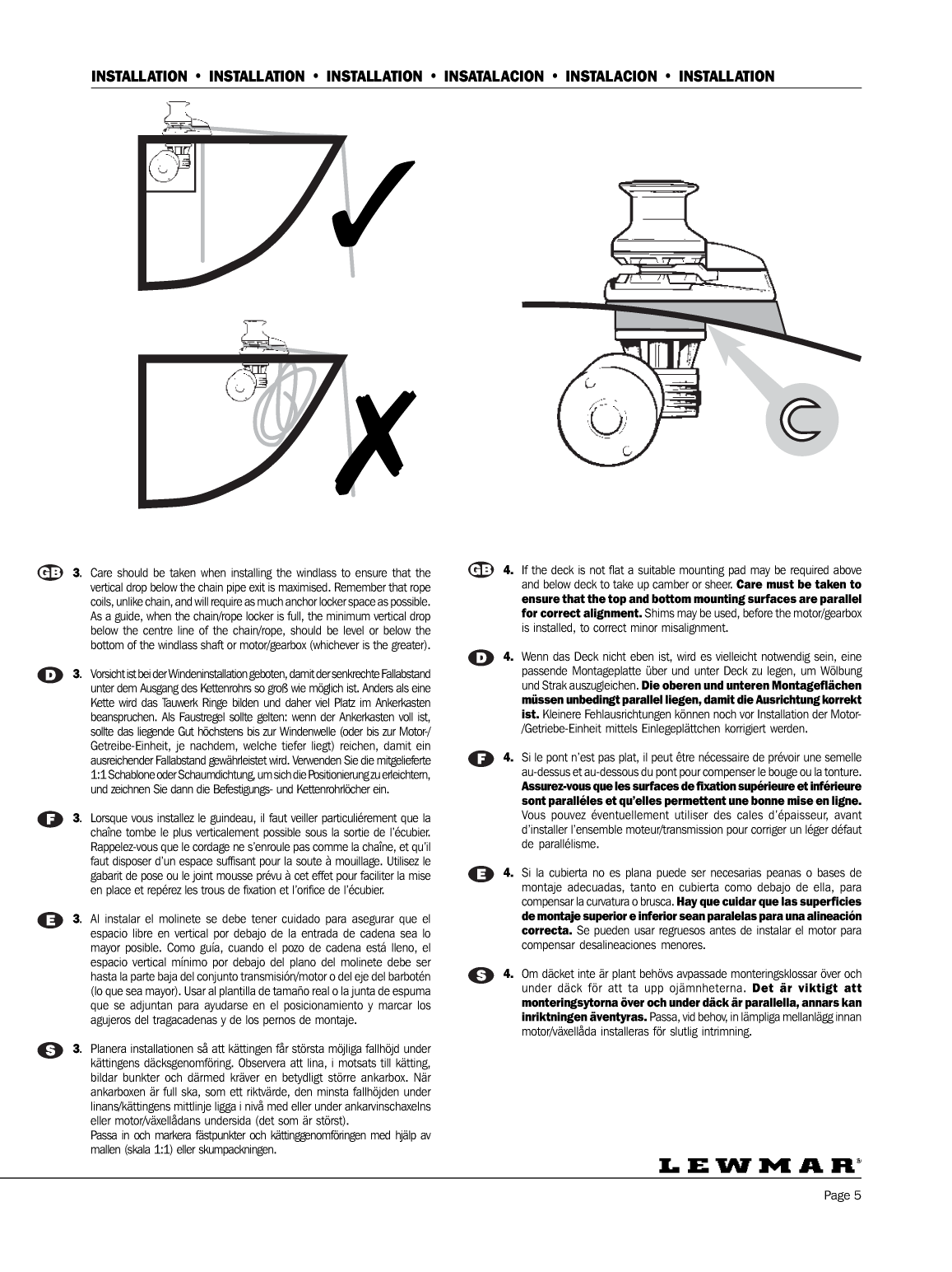 ' Lewmar: Concept123 Web Lewmar Concept/ Ocean/ Capstan Windlass / Guindeau'