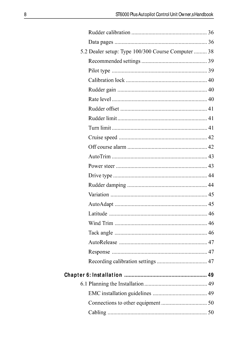 Autohelm Raymarine: St6000plus St6000 Autopilot Control Unit, Owner