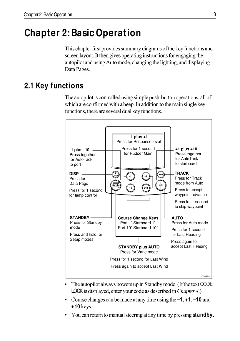 Autohelm Raymarine: St6000plus St6000 Autopilot Control Unit, Owner