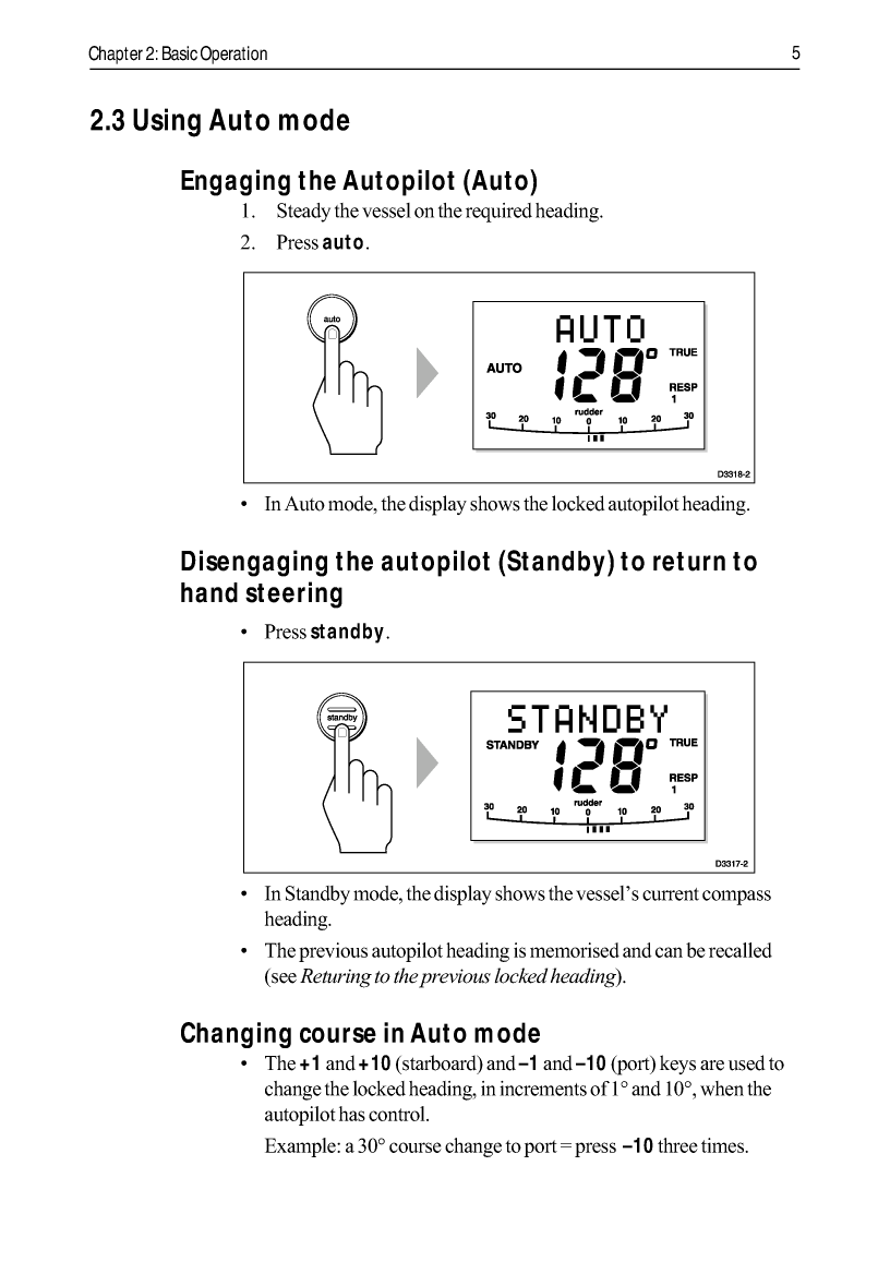 Autohelm Raymarine: St6000plus St6000 Autopilot Control Unit, Owner