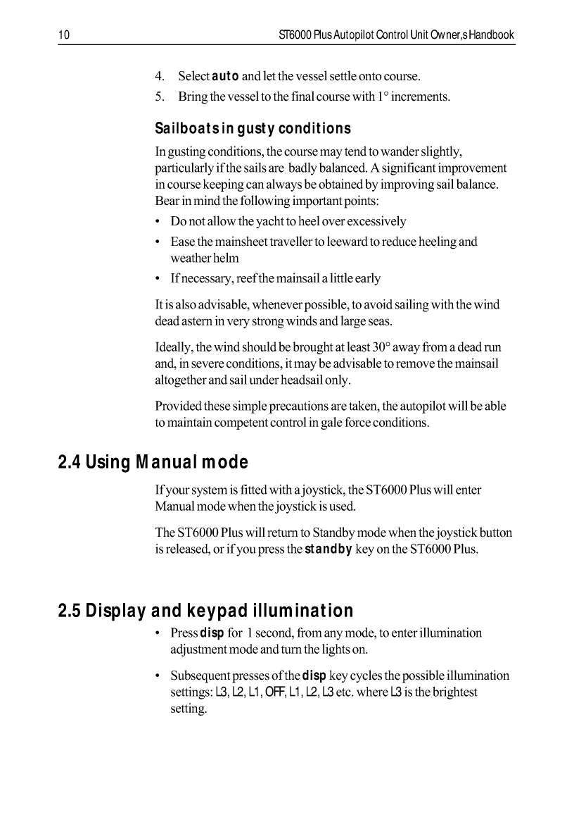 Autohelm Raymarine: St6000plus St6000 Autopilot Control Unit, Owner