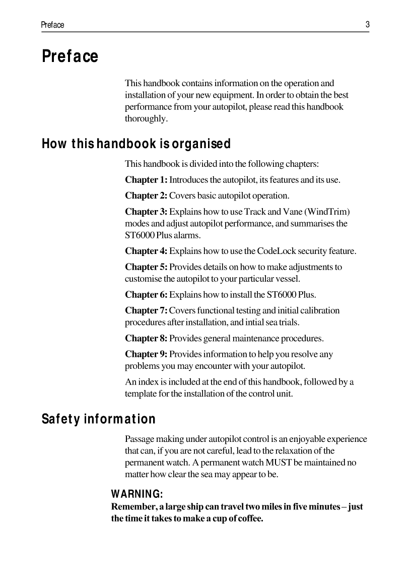 Autohelm Raymarine: St6000plus St6000 Autopilot Control Unit, Owner