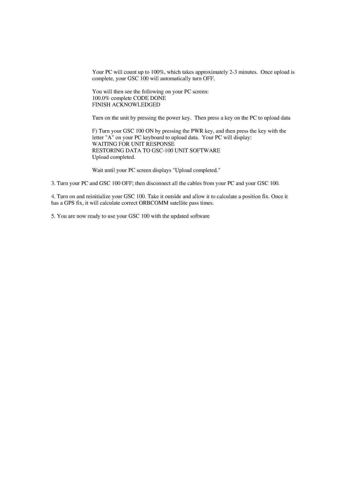 Magellan/gsc100: Firmware Upload Uploading Firmware Instructions