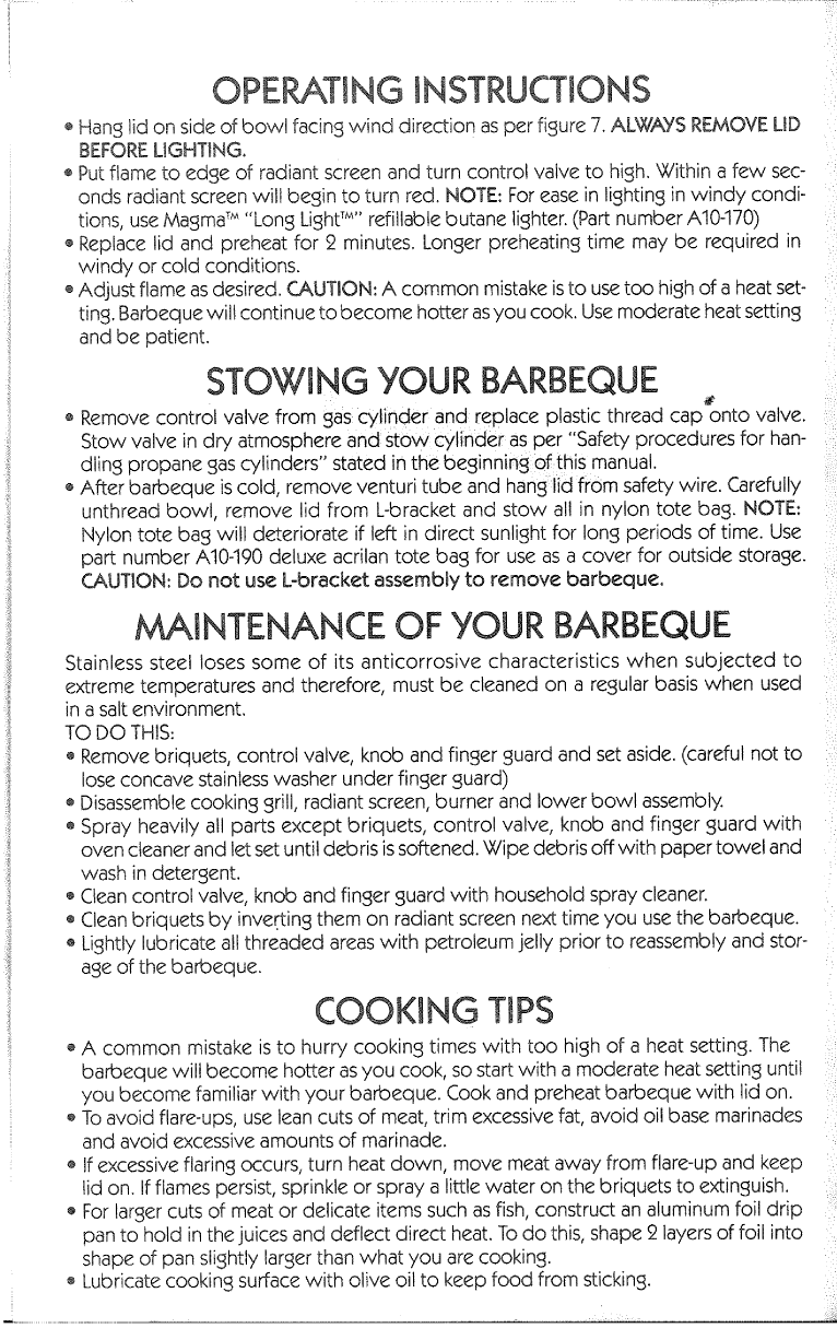 Magma Marine Kettle Grill Owners Manual