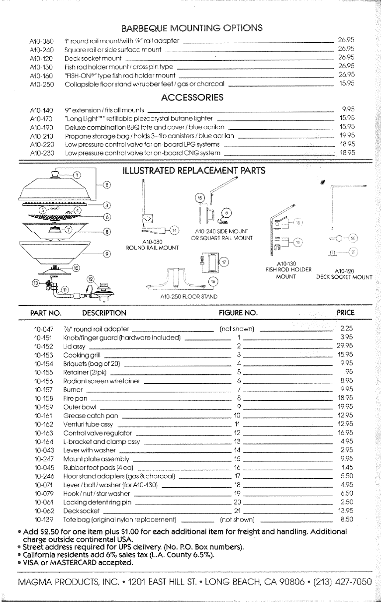 ' Magma Marine Kettle Grill Owners Manual'
