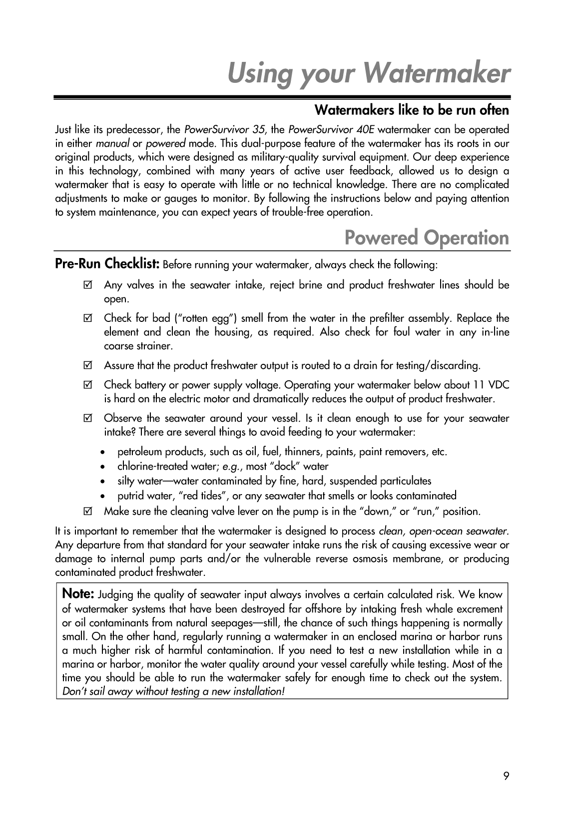 Manual Power Survivor 40e En