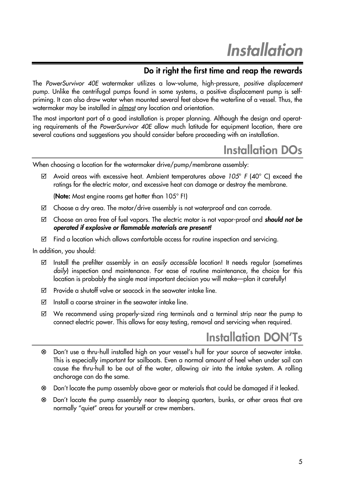 Manual Power Survivor 40e En