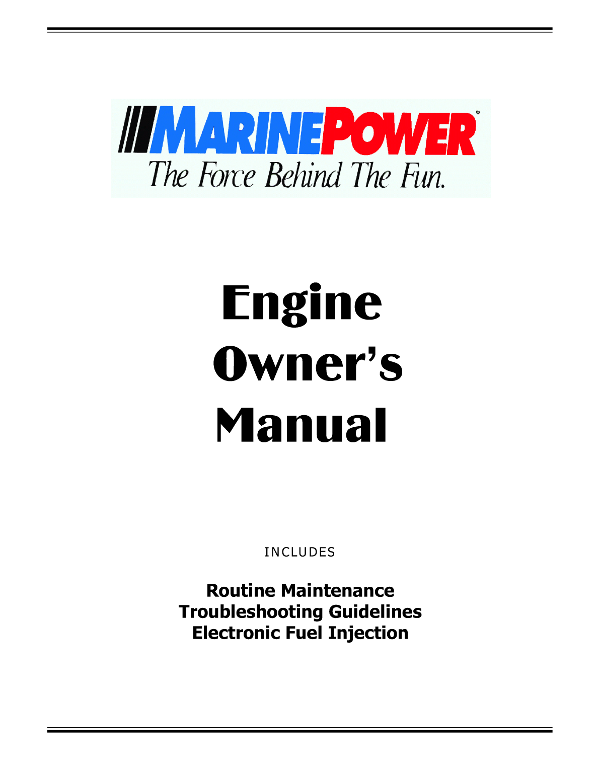 Maine Power Owners Manual