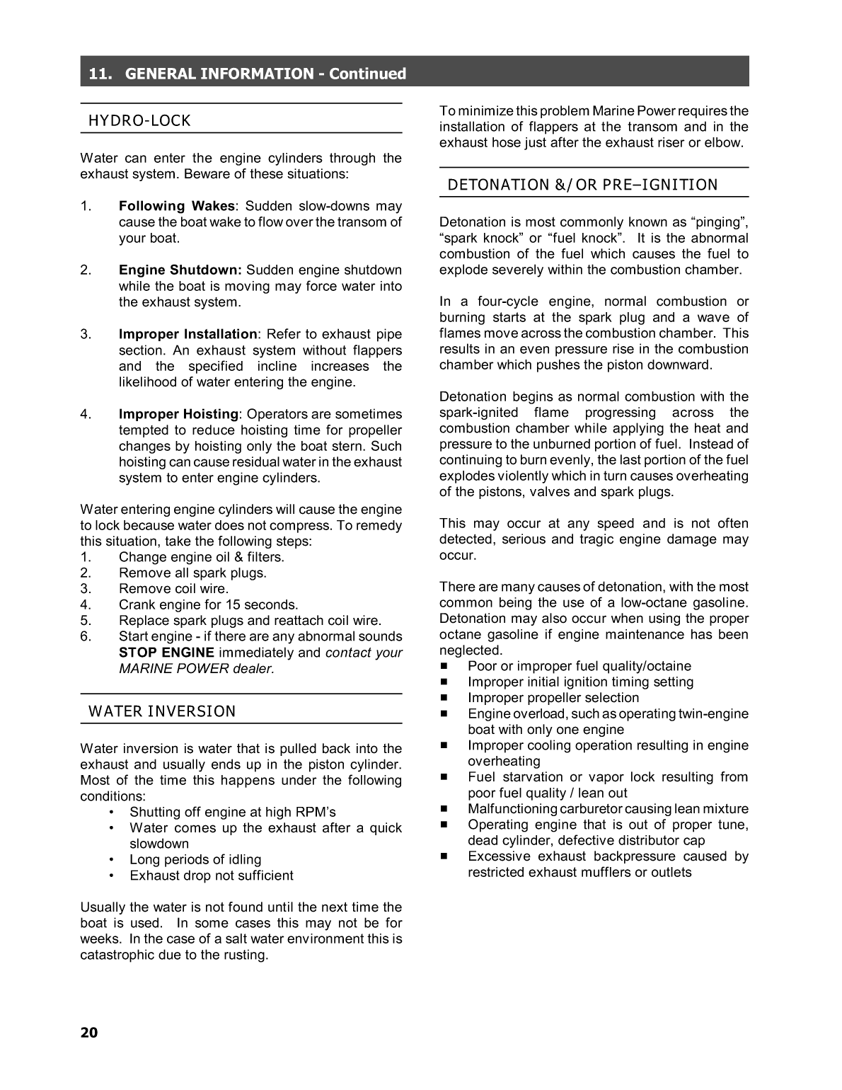 Maine Power Owners Manual