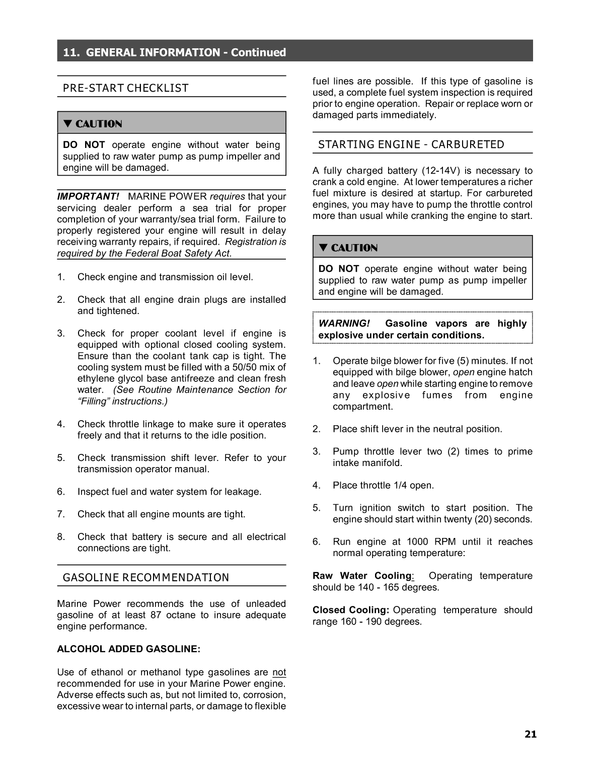 Maine Power Owners Manual