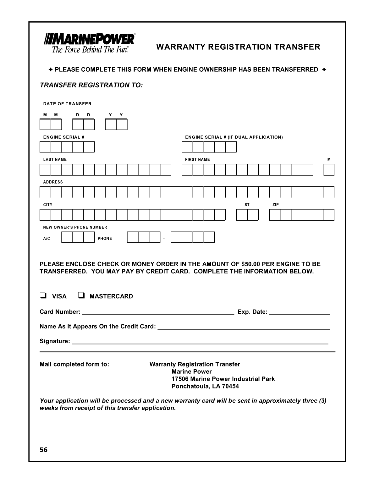 Maine Power Owners Manual