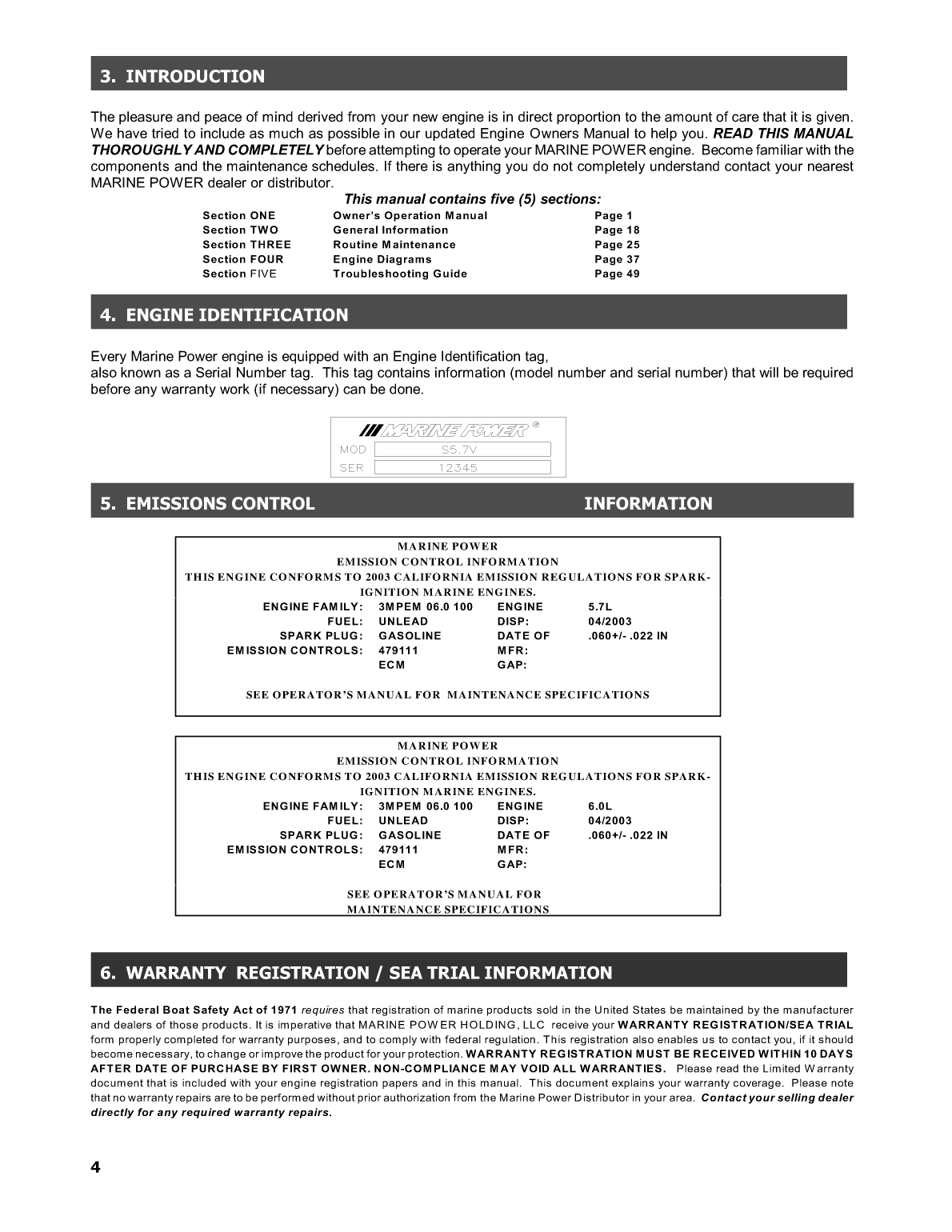 Maine Power Owners Manual