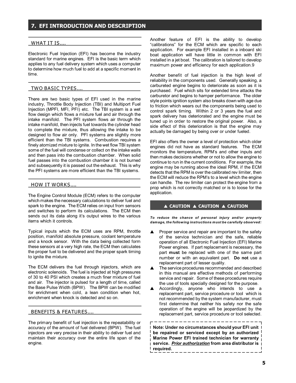 Maine Power Owners Manual