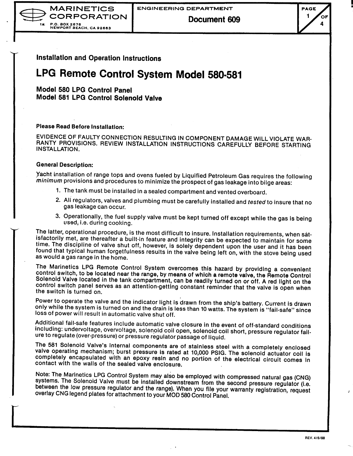 ' Marinetics Lpg Solenoid'