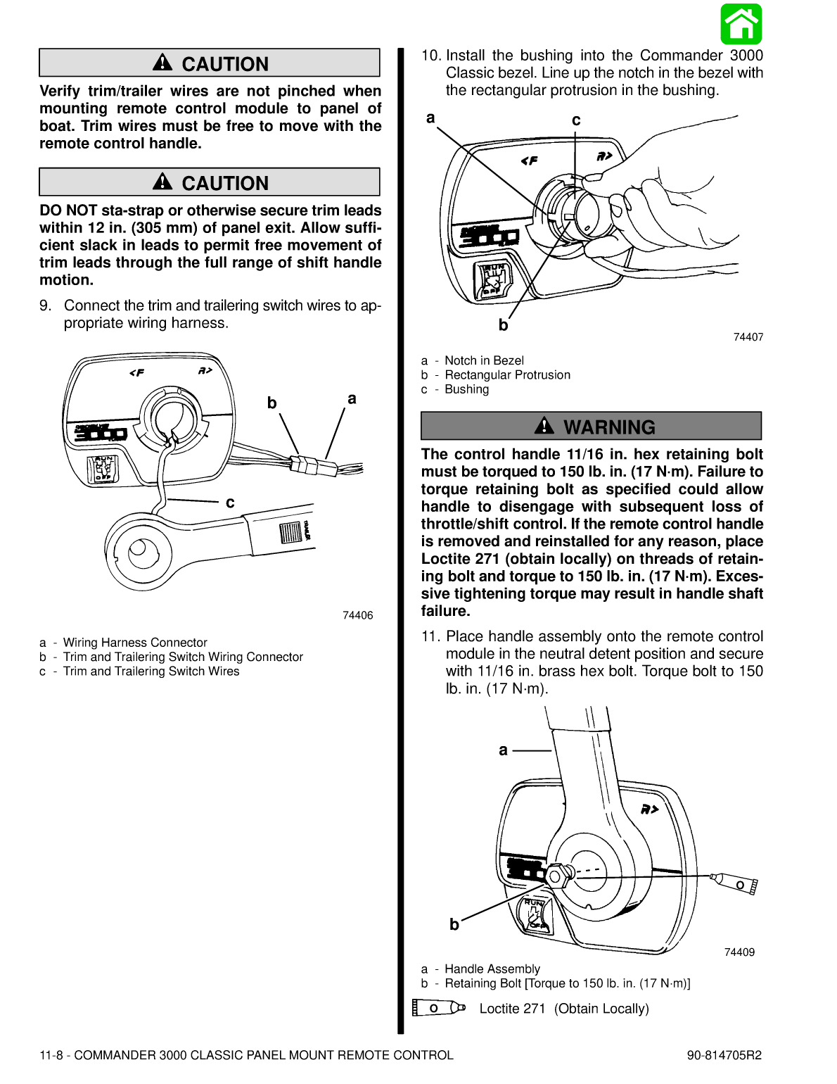 Mercruiser Commander 3000 Controls Manual