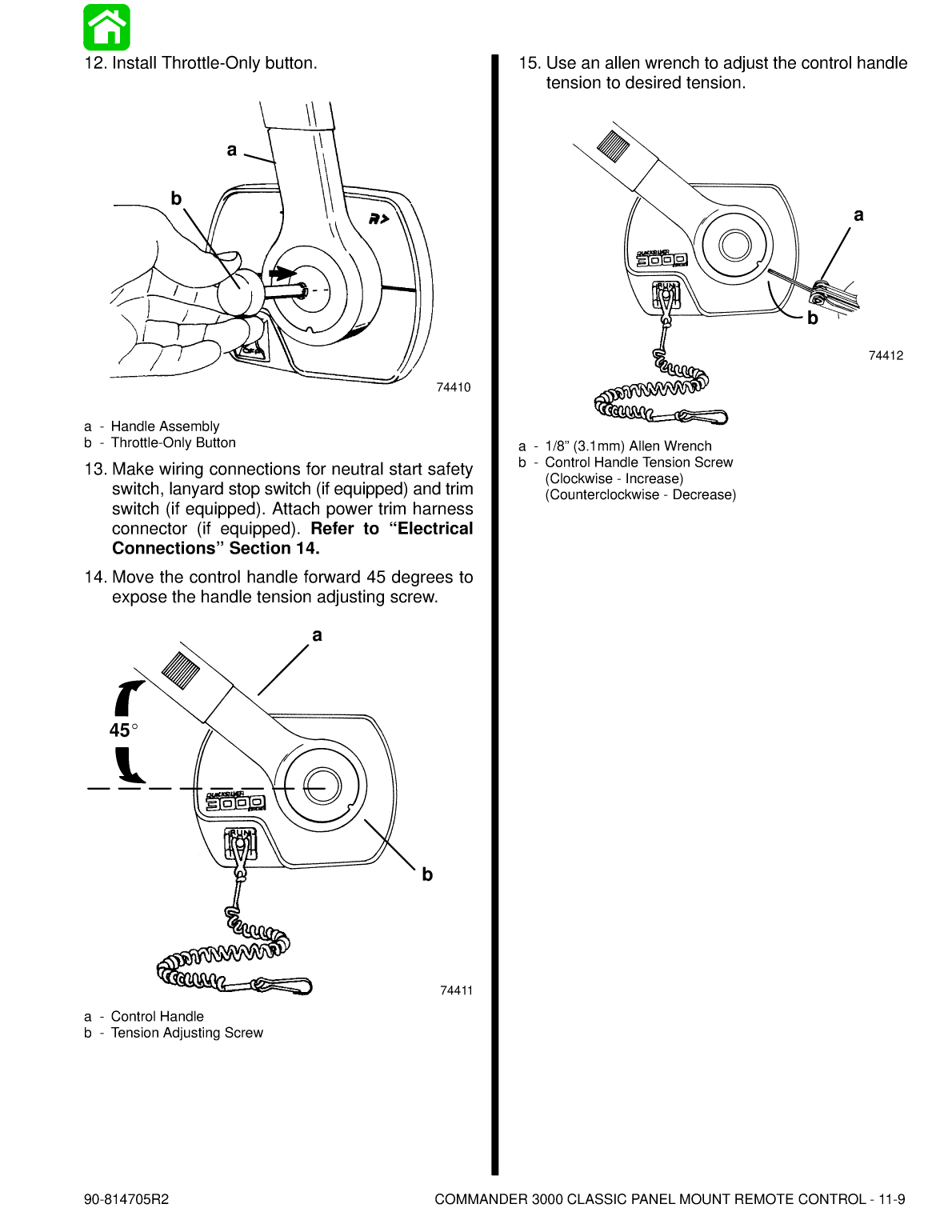 Mercruiser Commander 3000 Controls Manual