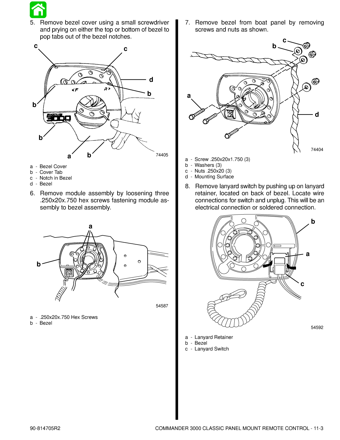 Mercruiser Commander 3000 Controls Manual