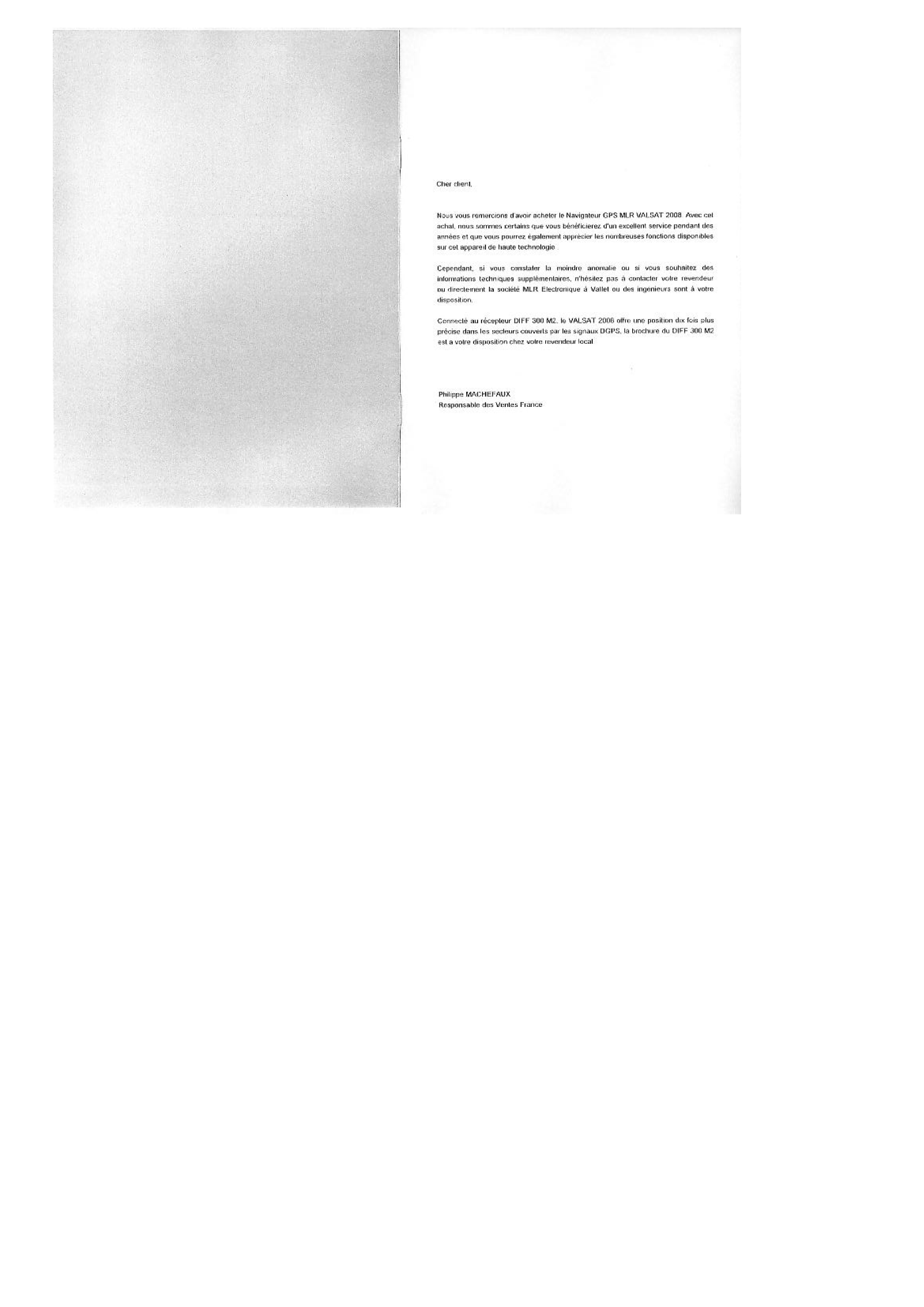 Mlr: Valsat2008 Mlr Valstat 2008 Fixed Gps Unit